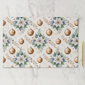 ティアウェイクリスマス花模様紙ランチョンマット ペーパーパッド (インサイチュ)