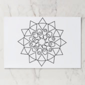ティアウェイパッド – シンプルマンダラデザイン ペーパーパッド (正面)