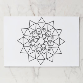 ティアウェイパッド – シンプルマンダラデザイン ペーパーパッド