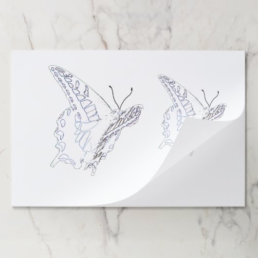 ティアウェイパッド – （昆虫）オオカバマダラ、モナーク蝶に色 ペーパーパッド (折り畳み)