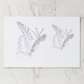 ティアウェイパッド – （昆虫）オオカバマダラ、モナーク蝶に色 ペーパーパッド (正面)