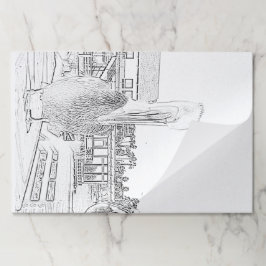 ティアウェイパッド – Pelican on Pier to Color ペーパーパッド