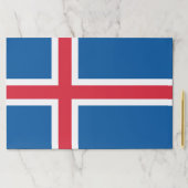 ティアウェイ紙パッドとアイスランド国旗 ペーパーパッド (インサイチュ)