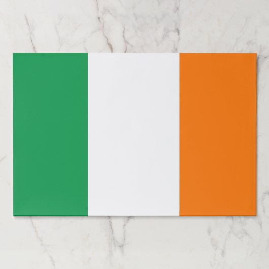 ティアウェイ紙パッドとアイルランド国旗 ペーパーパッド (正面)