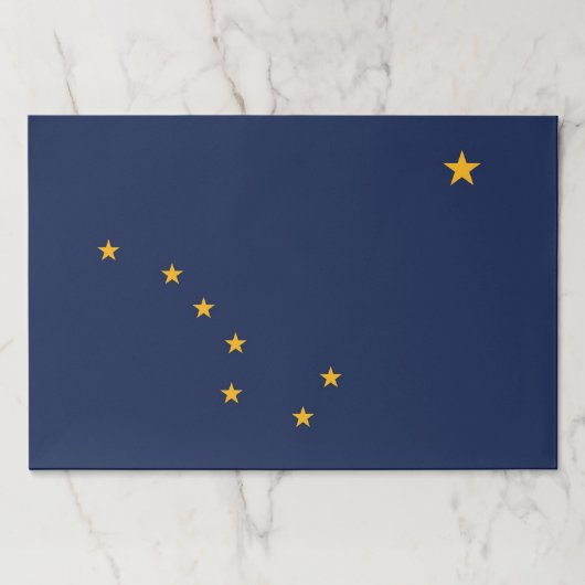 ティアウェイ紙パッドとアラスカ州旗 ペーパーパッド (正面)