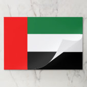 ティアウェイ紙パッドとアラブ首長国連邦国旗 ペーパーパッド (折り畳み)
