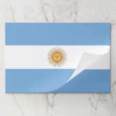 ティアウェイ紙パッドとアルゼンチン国旗 ペーパーパッド (折り畳み)