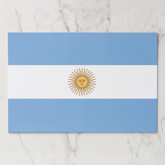 ティアウェイ紙パッドとアルゼンチン国旗 ペーパーパッド (正面)