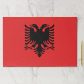 ティアウェイ紙パッドとアルバニア国旗 ペーパーパッド (インサイチュ)