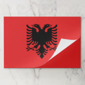 ティアウェイ紙パッドとアルバニア国旗 ペーパーパッド (折り畳み)