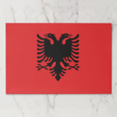 ティアウェイ紙パッドとアルバニア国旗 ペーパーパッド (正面)