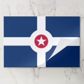 ティアウェイ紙パッドとインディアナポリス州旗 ペーパーパッド (折り畳み)