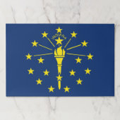 ティアウェイ紙パッドとインディアナ州旗 ペーパーパッド (正面)