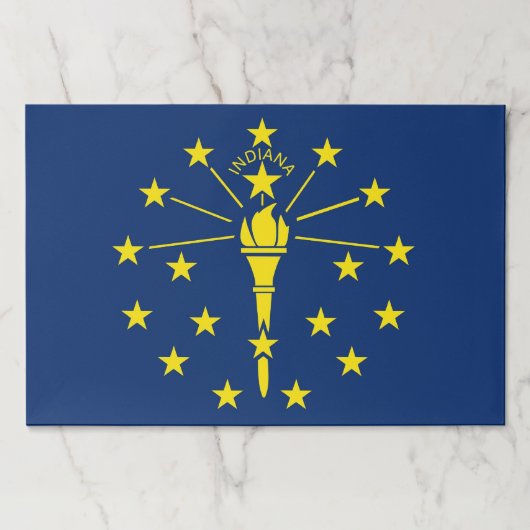 ティアウェイ紙パッドとインディアナ州旗 ペーパーパッド (正面)