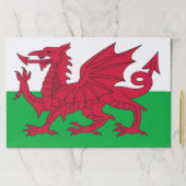ティアウェイ紙パッドとウェールズ国旗 ペーパーパッド (インサイチュ)