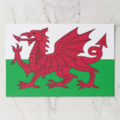 ティアウェイ紙パッドとウェールズ国旗 ペーパーパッド (正面)
