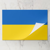 ティアウェイ紙パッドとウクライナ国旗 ペーパーパッド (折り畳み)