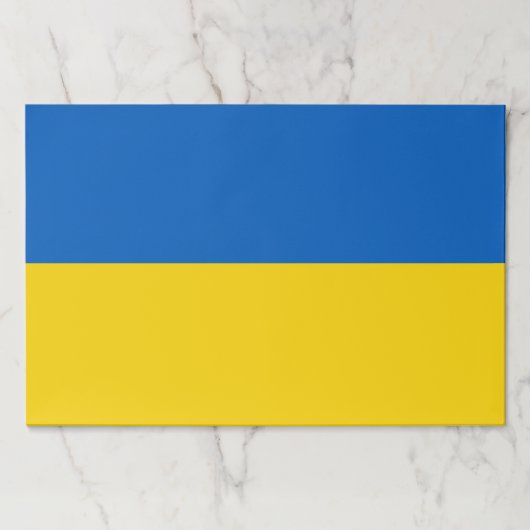 ティアウェイ紙パッドとウクライナ国旗 ペーパーパッド (正面)