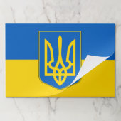 ティアウェイ紙パッドとウクライナ国旗 ペーパーパッド (折り畳み)