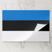 ティアウェイ紙パッドとエストニア国旗 ペーパーパッド (折り畳み)
