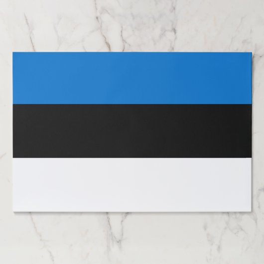 ティアウェイ紙パッドとエストニア国旗 ペーパーパッド (正面)