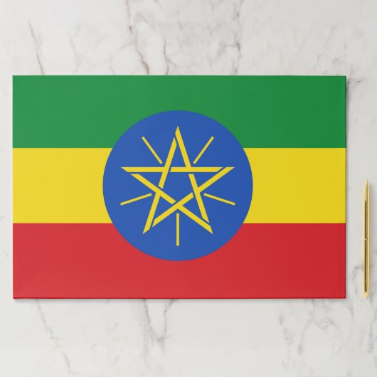 ティアウェイ紙パッドとエチオピア国旗 ペーパーパッド (インサイチュ)
