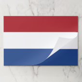 ティアウェイ紙パッドとオランダの旗 ペーパーパッド (折り畳み)