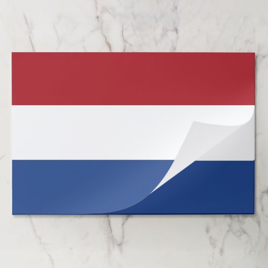 ティアウェイ紙パッドとオランダの旗 ペーパーパッド (折り畳み)