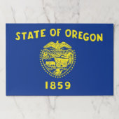 ティアウェイ紙パッドとオレゴン州旗 ペーパーパッド (正面)
