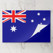 ティアウェイ紙パッドとオーストラリア国旗 ペーパーパッド (折り畳み)