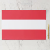 ティアウェイ紙パッドとオーストリア国旗 ペーパーパッド (インサイチュ)