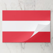 ティアウェイ紙パッドとオーストリア国旗 ペーパーパッド (折り畳み)