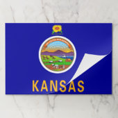 ティアウェイ紙パッドとカンザス州旗 ペーパーパッド (折り畳み)