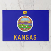 ティアウェイ紙パッドとカンザス州旗 ペーパーパッド (正面)