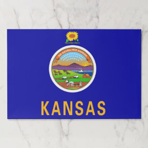 ティアウェイ紙パッドとカンザス州旗 ペーパーパッド