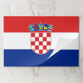 ティアウェイ紙パッドとクロアチア国旗 ペーパーパッド (折り畳み)