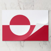 ティアウェイ紙パッドとグリーンランド州旗 ペーパーパッド (折り畳み)