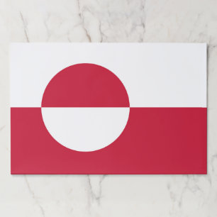 ティアウェイ紙パッドとグリーンランド州旗 ペーパーパッド