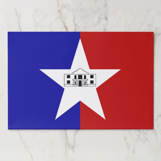 ティアウェイ紙パッドとサンアントニオ州旗 ペーパーパッド (正面)