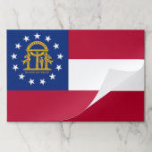 ティアウェイ紙パッドとジョージア州旗 ペーパーパッド (折り畳み)