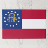 ティアウェイ紙パッドとジョージア州旗 ペーパーパッド (正面)