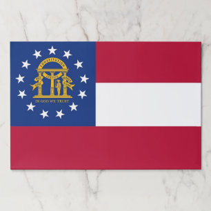 ティアウェイ紙パッドとジョージア州旗 ペーパーパッド