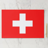 ティアウェイ紙パッドとスイス国旗 ペーパーパッド (インサイチュ)