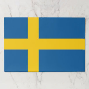 ティアウェイ紙パッドとスウェーデン国旗 ペーパーパッド