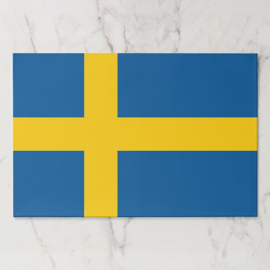 ティアウェイ紙パッドとスウェーデン国旗 ペーパーパッド (正面)