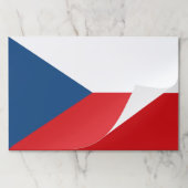 ティアウェイ紙パッドとチェコ国旗 ペーパーパッド (折り畳み)