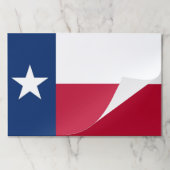 ティアウェイ紙パッドとテキサス州州旗 ペーパーパッド (折り畳み)