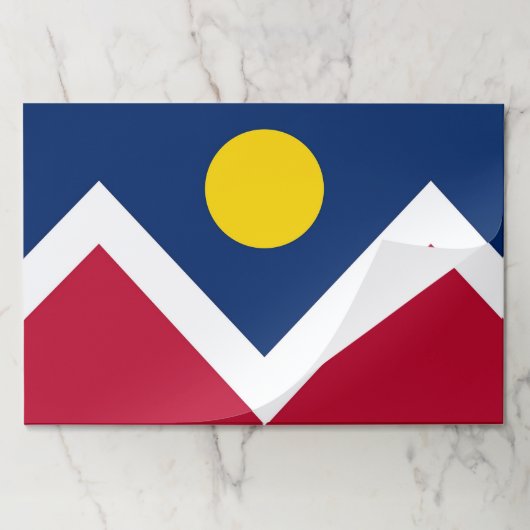 ティアウェイ紙パッドとデンバー州旗 ペーパーパッド (折り畳み)