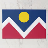 ティアウェイ紙パッドとデンバー州旗 ペーパーパッド (正面)