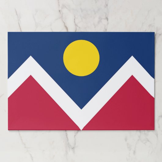 ティアウェイ紙パッドとデンバー州旗 ペーパーパッド (正面)